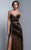 Beside Couture by Gemy - BC1335 Lace Sweetheart Sheath Dress With Slit in Black