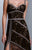 Beside Couture by Gemy - BC1335 Lace Sweetheart Sheath Dress With Slit in Black