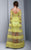 Beside Couture by Gemy - BC1358 Embroidered Long Sleeve A-line Dress in Green