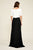 Tadashi Shoji - Off-Shoulder Textured Evening Dress In White and Black