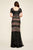 Tadashi Shoji - Embroidered Lace V-neck Sheath Dress In Black