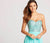 Ellie Wilde - EW118094 Crystallized Strapless Sweetheart Chiffon Gown