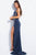 JVN48853 Embellished Bateau Sheath Dress
