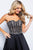 JVN59137 Strapless Crystal Embellished Ballgown