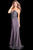 JVN59133 Strapless Embellished V-neck Sheath Dress