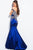 JVN61193 Embroidered Off Shoulder Mermaid Gown