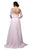 Beside Couture by Gemy - BC1309 Sequined Illusion Ballgown in Pink