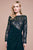 Tadashi Shoji - Amir Long-Sleeve Crepe Sequin Gown In Blue and Neutral
