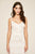 Tadashi Shoji - Sleeveless Lace V-neck A-line Dress In White and Neutral