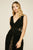 Tadashi Shoji - Lace Plunging V-neck Sheath Dress In Black and Neutral