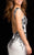 BG Haute - 48719 Artistic Embellished Sleeveless Gown in White and Black