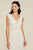 Tadashi Shoji - Fully Lace V-neck Sheath Dress In White