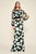 Tadashi Shoji - Floral Print Bateau Sheath Dress In Black and White