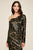 Tadashi Shoji - Embellished Long Sleeve Sheath Dress In Black and Neutral