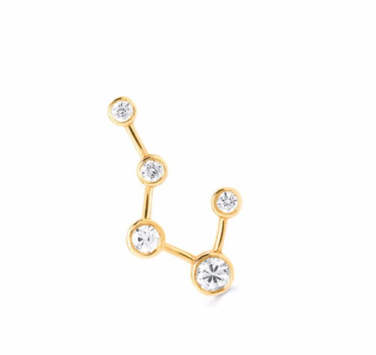 Big Dipper Constellation Earrings Large - Single
