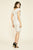 Tadashi Shoji - Bedazzled Bateau Sheath Cocktail Dress In Silver