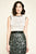 Tadashi Shoji - Weber Sequin Embroidered Dress In White and Black