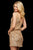 Sherri Hill - 53148 Sequined Blouson Bodice Short Dress In Gold