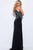 JVN51320 Crystal Embellished High Halter Dress