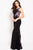 60505 Sleeveless Floral Embellished Fitted Gown
