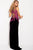 58966 Floral Embroidered Bateau Sheath Dress