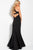 JVN55644 Sleeveless Halter Sheath Dress