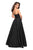 La Femme - 27063 Strapless Sweetheart Neck Metallic Lace A-Line Gown In BlackLa Femme - 27063 Strapless SweLa Femme - 27063 Strapless Sweetheart Neck Metallic Lace A-Line Gown In Blacketheart Neck Metallic Lace A-Line Gown In Black