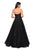 La Femme - 27467 Sequined Strapless Sweetheart Ballgown In Black
