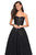 La Femme - 27467 Sequined Strapless Sweetheart Ballgown In Black