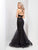 Clarisse Couture - 4949 Two Piece Halter Lace and Tulle Evening Dress in Black