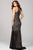 Long Fitted Sleeveless Lace Prom Dress 25100