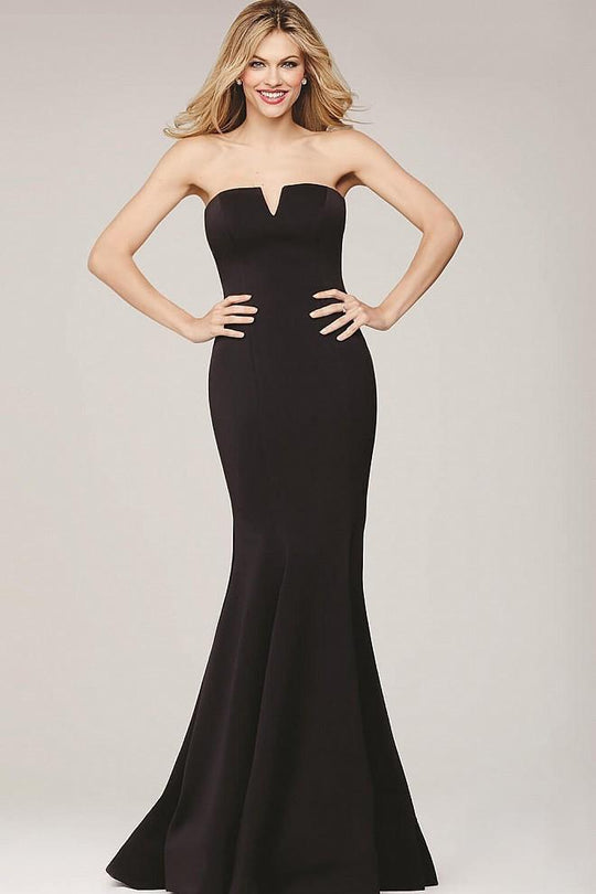Fitted Strapless Dress JVN31147