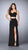 La Femme - Gorgeous Sleeveless Sweetheart Two-piece Jersey Dress 24007 in Black