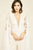 Tadashi Shoji - Rupert Lace Cape Jumpsuit In White and Neutral