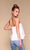 Blossom Top I White embroidery