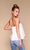 Merritt Charles -  Blossom Top I White embroidery