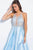 JVN47713 Lace Illusion Jewel Mermaid Dress