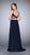 La Femme - Sultry Sleeveless Sweetheart Jersey Dress 23986 in Blue