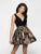 Blush - 11602 Plunging V-Neck Pleated A-Line Cocktail Dress