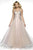 Blush by Alexia Designs - 11729 Beaded Illusion Jewel A-line Dress In Pink