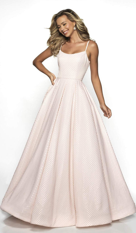 Blush by Alexia Designs - 5700 Sleeveless Waffle Woven Ballgown