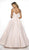 Blush by Alexia Designs - 5700 Sleeveless Waffle Woven Ballgown