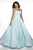 Blush by Alexia Designs - 5700 Sleeveless Waffle Woven Ballgown