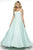 Blush by Alexia Designs - 5700 Sleeveless Waffle Woven Ballgown
