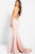 JVN49374 Strappy Halter Fitted Dress