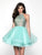 Blush Couture - C1124 Embellished Halter Fitted Cocktail Dress