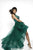 Blush by Alexia Designs - C2005 Illusion Halter High Low Gown In Green
