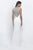 Intrigue - Beaded Illusion Jewel Neckline Evening Gown 306 in White