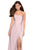 La Femme - 26794 Strapless Sweetheart Neckline Gown with High Slit In Neutral and Pink