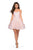 La Femme - 27517 Sequined Strapless A-Line Cocktail Dress In Pink